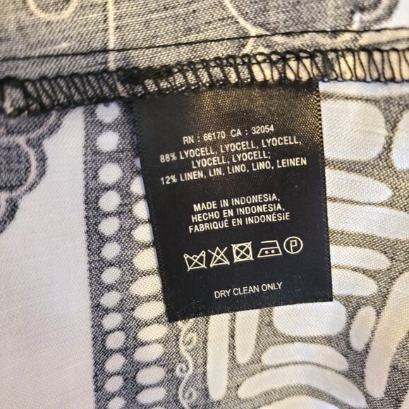 Anthropologie Floreat Linen Lyocell Floral Maxi Fress - Picture 6 of 7